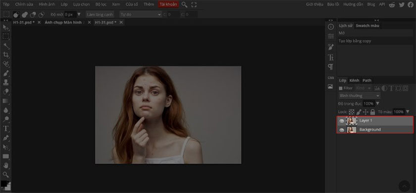 Duplicate the layer