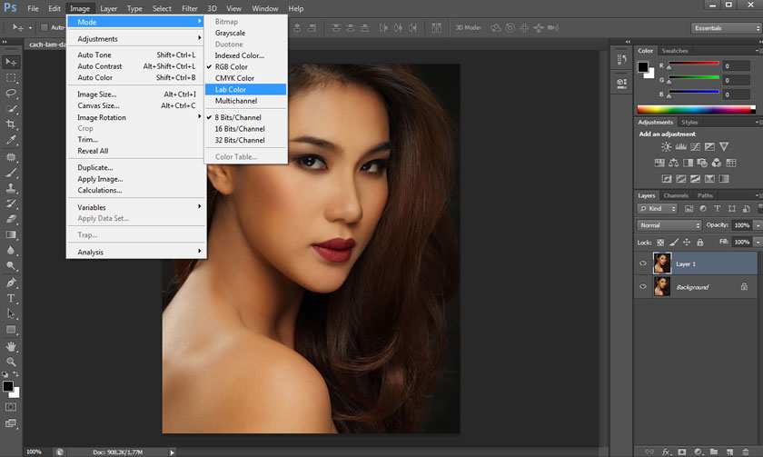 press Ctrl + J to duplicate the layer