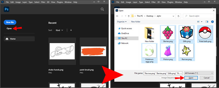 Add photos to edit