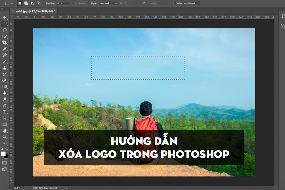 delete logos in photoshop