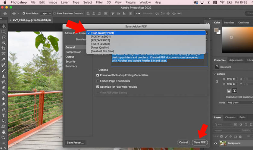 check Embed Page Thumbnails and you're done