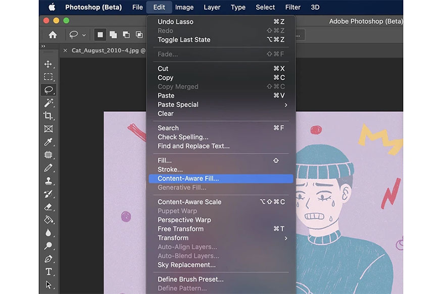 Content-Aware Fill