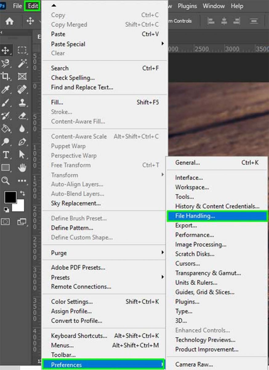 File Processing (Mac) and find the “File processing” section
