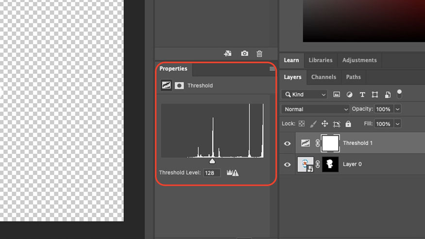 adjust the appropriate contrast for the image