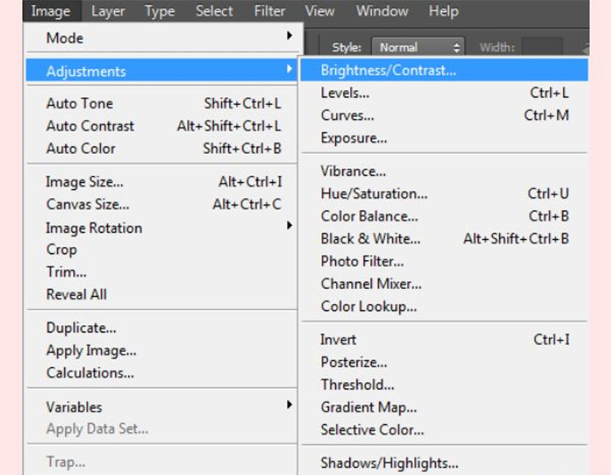 Applying adjustment layers 