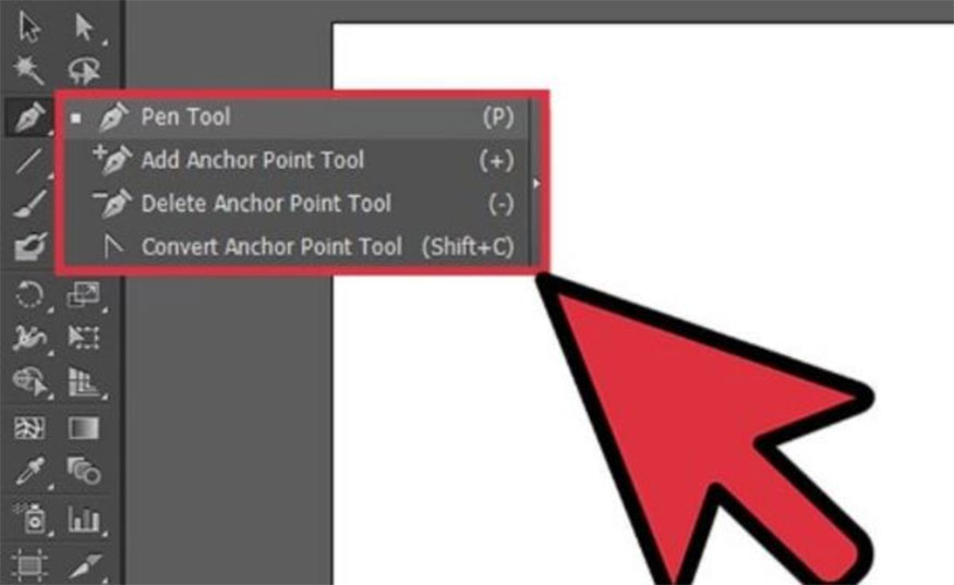 Choose the Pen Tool