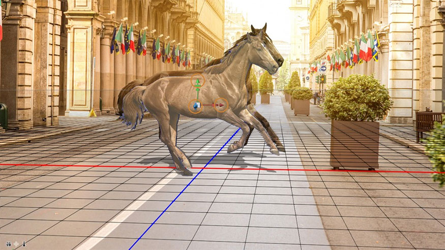 Merge the 3D model with the Pixel layer 