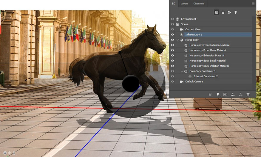Adjusting Infinite Light 