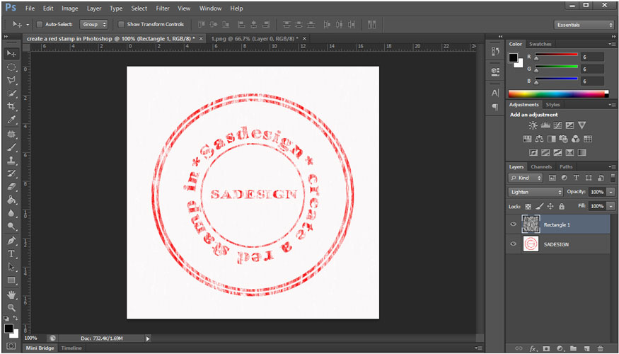 the final stamp
