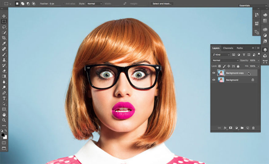 Make a copy or make a layer conversion