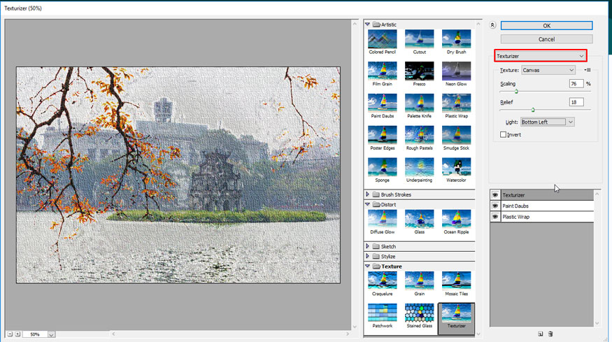 create a new Effect layer