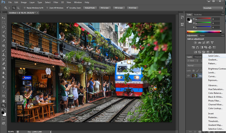 add an Adjustment Layer