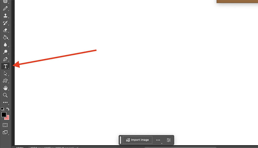 select Horizontal Type Tool (T)