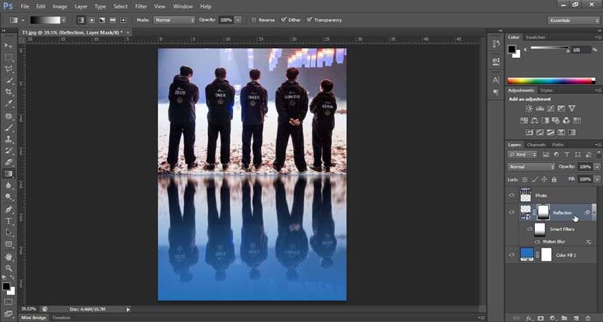click the Add Layer Mask icon