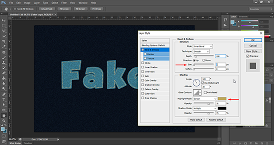 Change the color of Highlight Mode to “#bea85a”