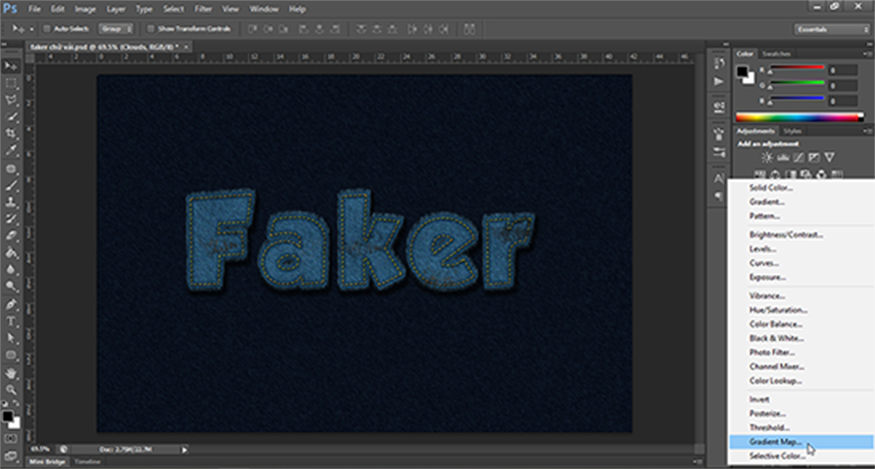 Gradient Map.