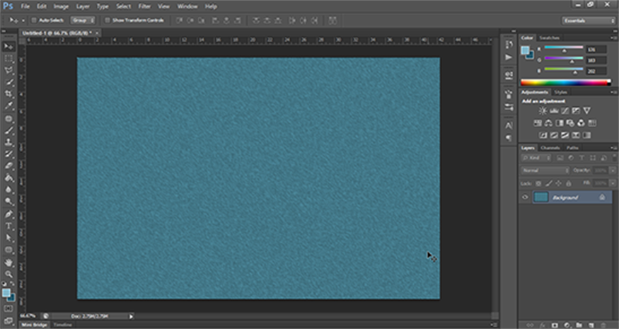 At this point we will get a background similar to the one on jeans.
