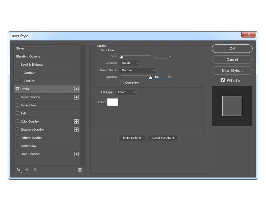 select Blending Options