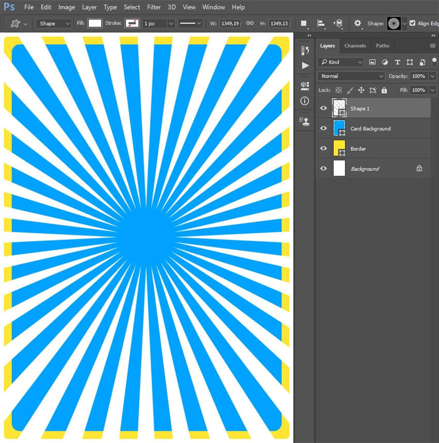 set Width and Height to 1350 px.
