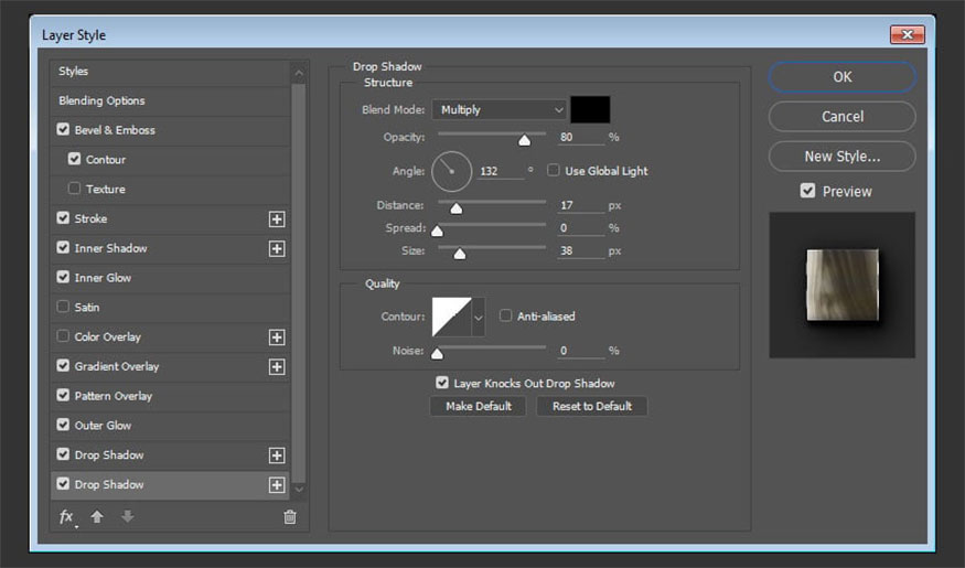 Add another Drop Shadow
