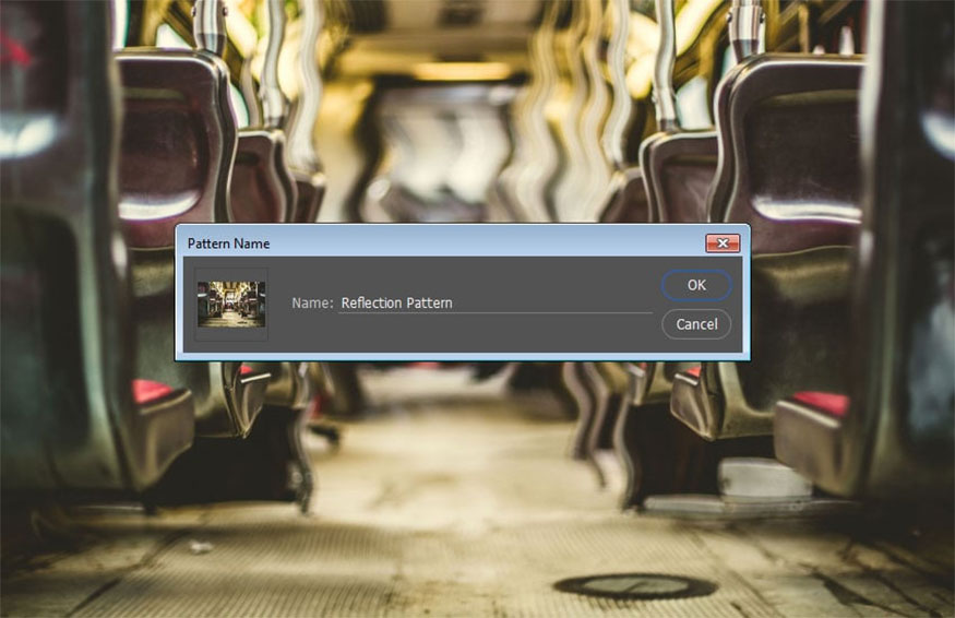 Define Pattern and enter Reflection Pattern in the Name field.