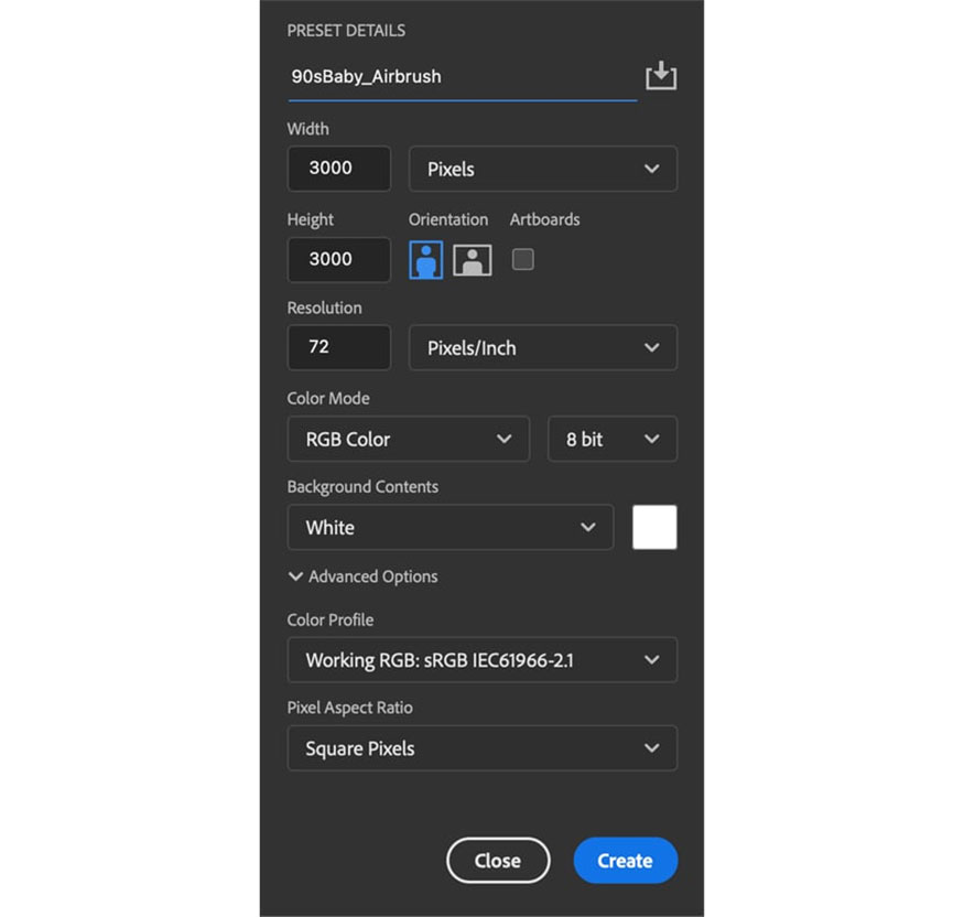 create a new document