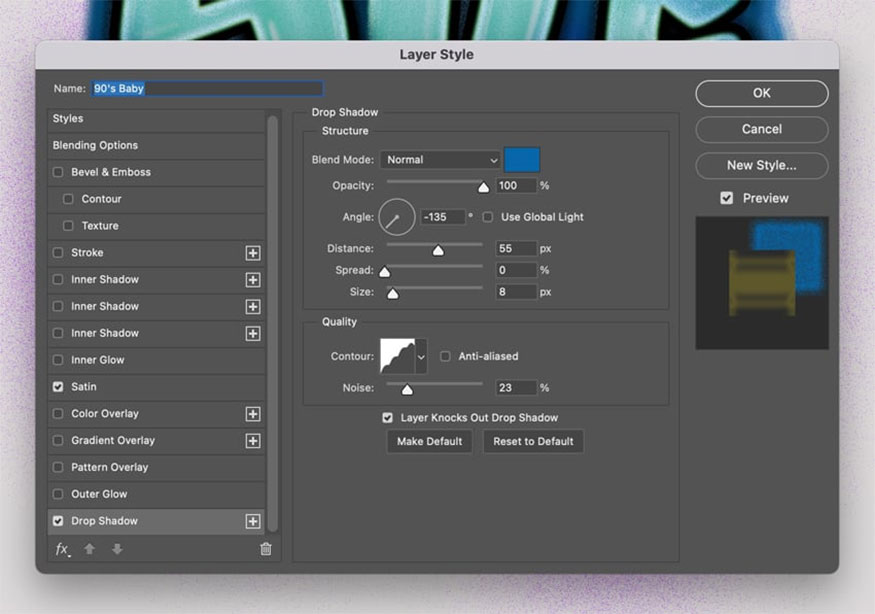 Add Drop Shadow