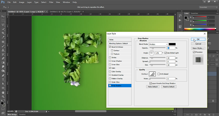 fill in the parameters as shown in the picture