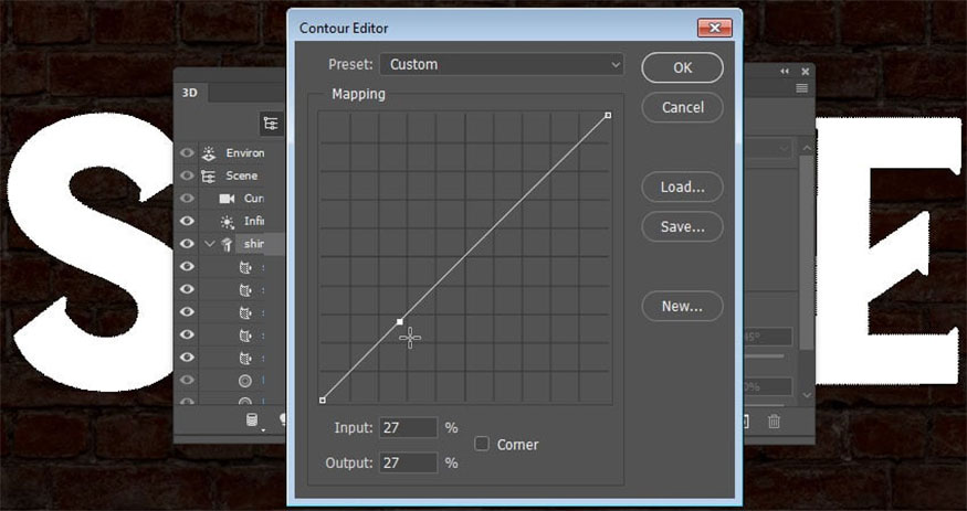 Click the Contour tool