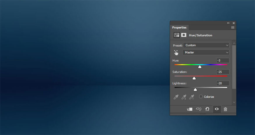 Change the following settings: 