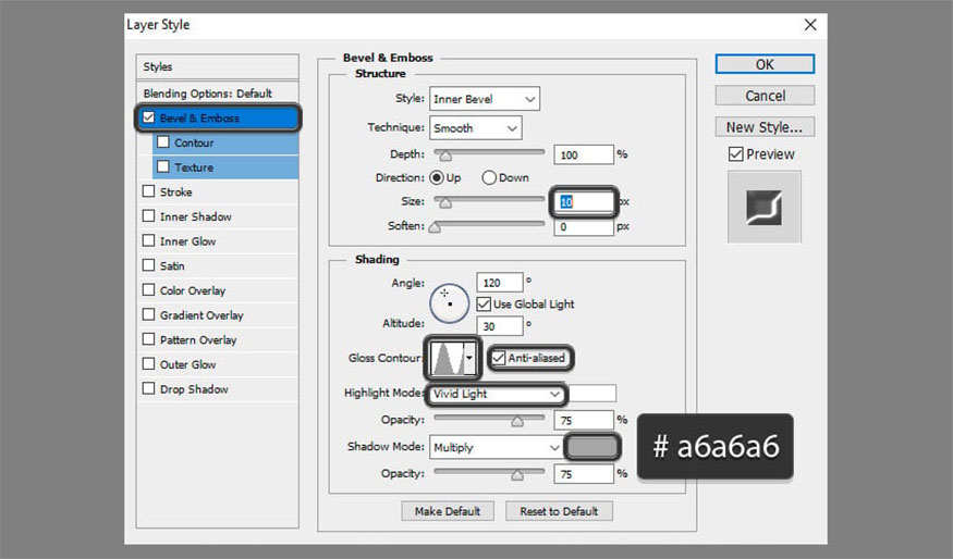 Double-click the original text layer
