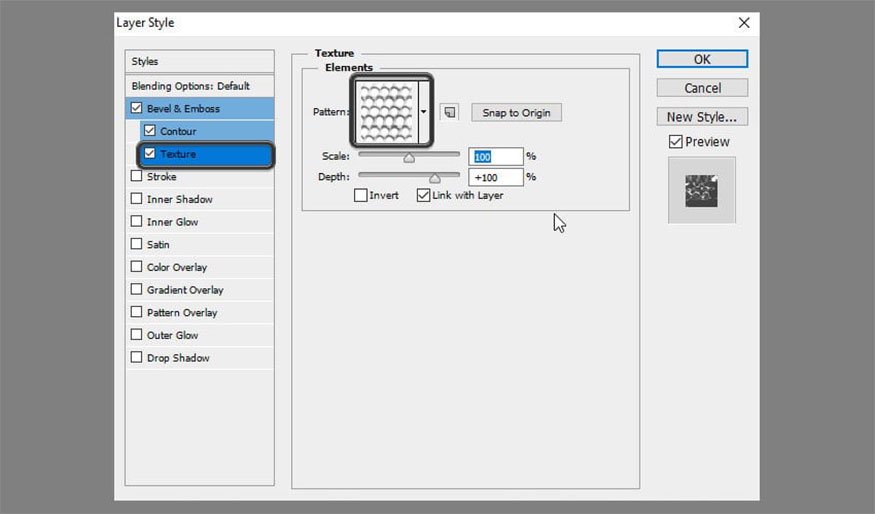 Add Texture with the following settings: