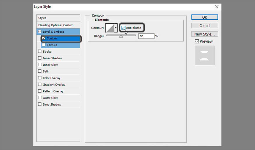 Add a border to the diamond text Photoshop texture with the following settings: