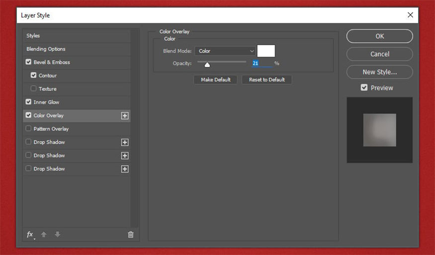 Add Color Overlay