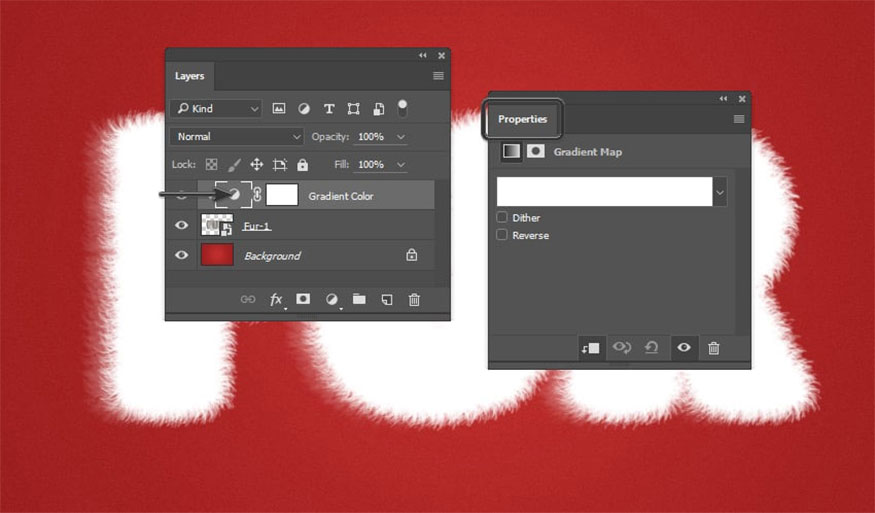 Double click on the gradient icon in the Gradient color layer