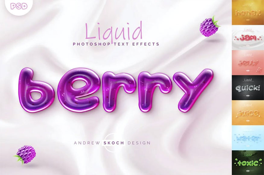 Liquid Text Effect 