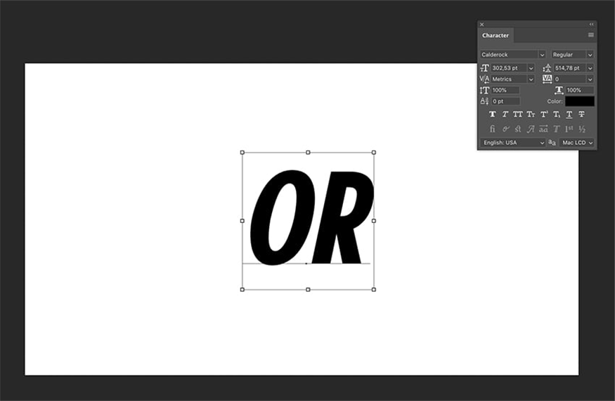 Go to the Tools panel and select Text Tool (T)