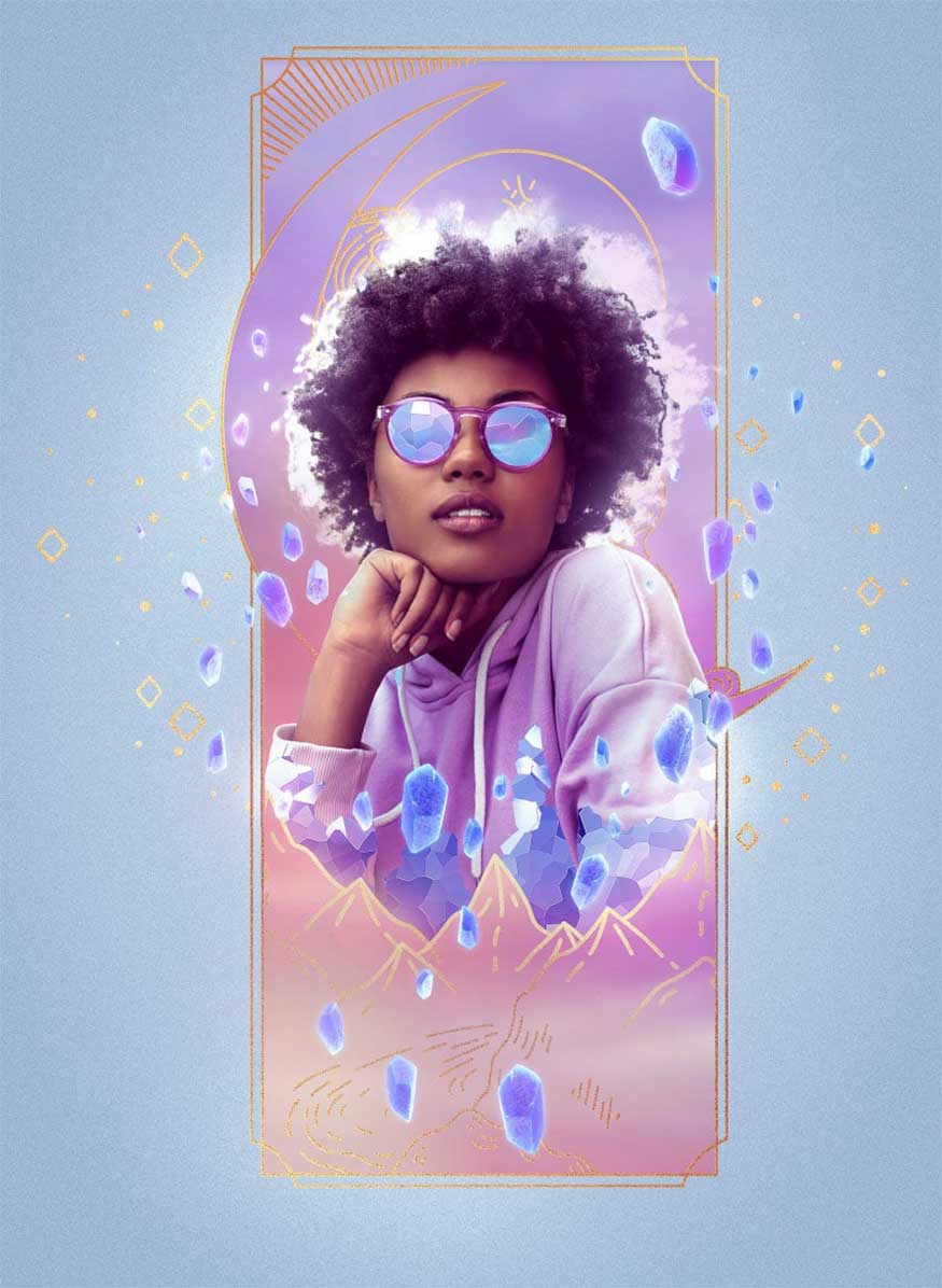 set the Vibrance layer to +57.
