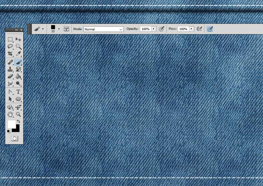 Create a second brush by selecting the Brush Tool