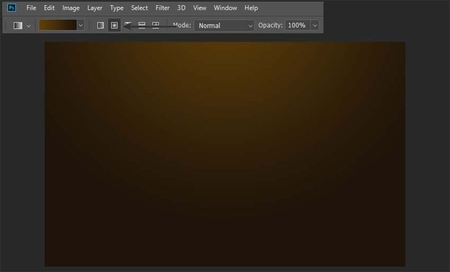 Choose Radial gradient