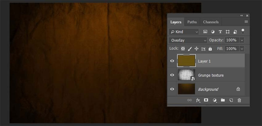 set the Blending Mode to Overlay.