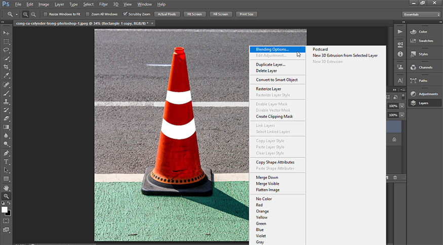 add Blend Mode for more realistic colors