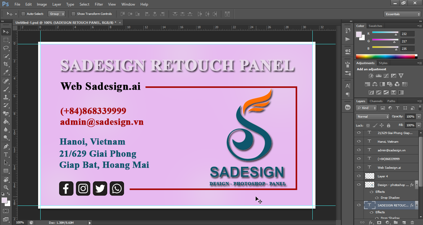 Click OK and your document will expand 3mm on each edge.