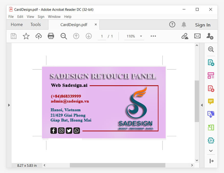 your design has some cut marks in the corners as shown in the image. 
