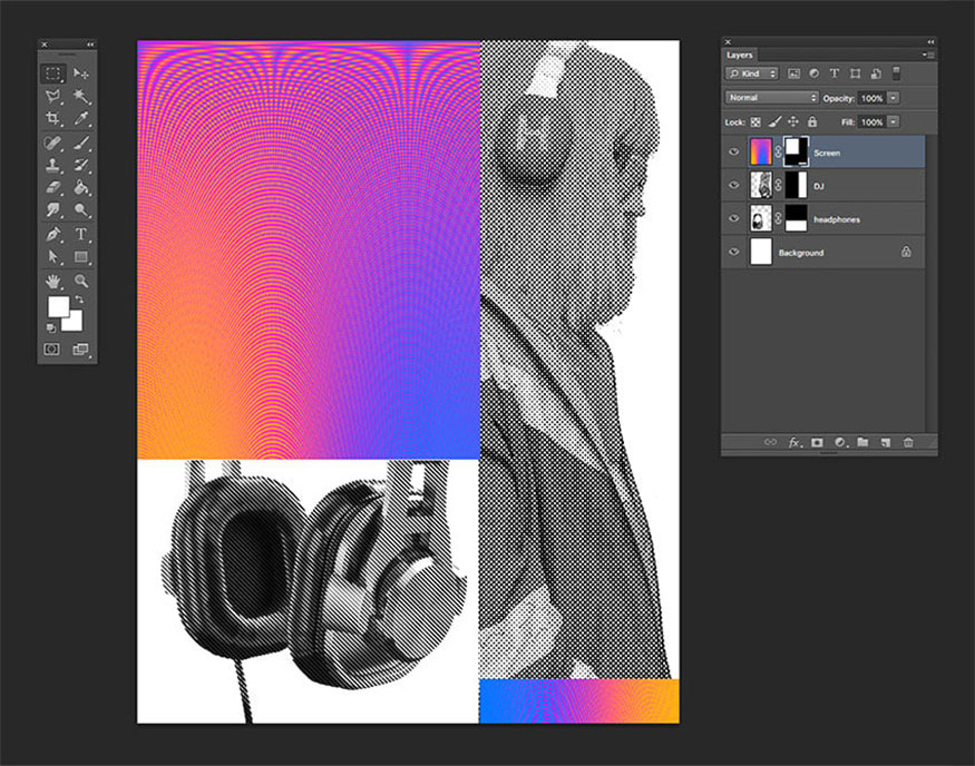 Using the Rectangular Marquee Tool (M)