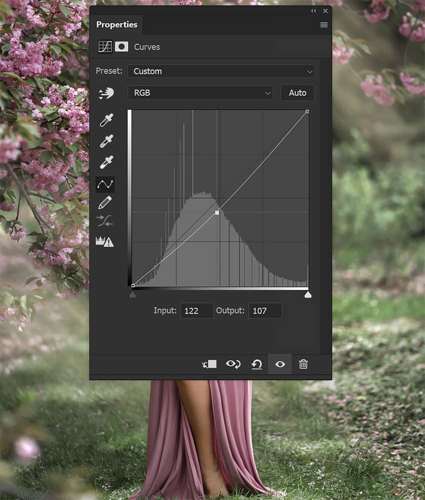 Duplicate the Curves layer