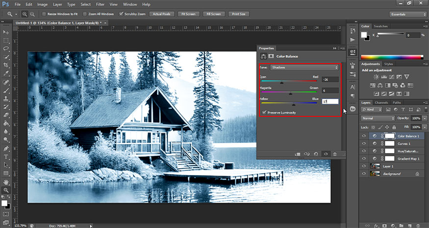 customize the parameters to best suit your photo.