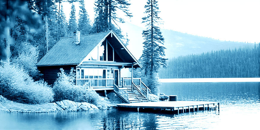 You have turned a summer photo into winter in Photoshop with a cold background as shown below