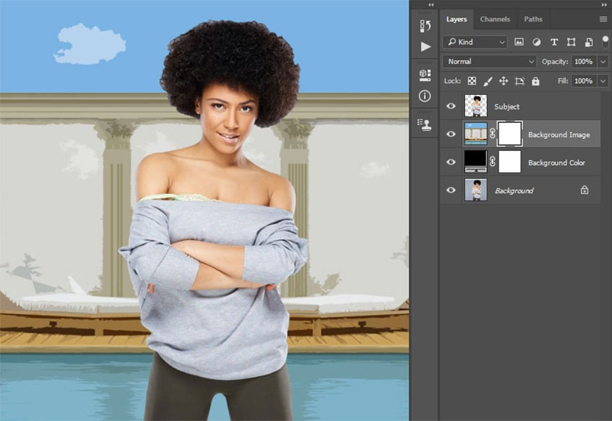 make a selection for the entire canvas