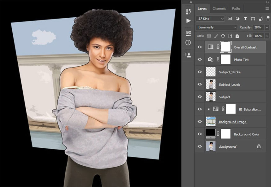 Change this layer's blending mode